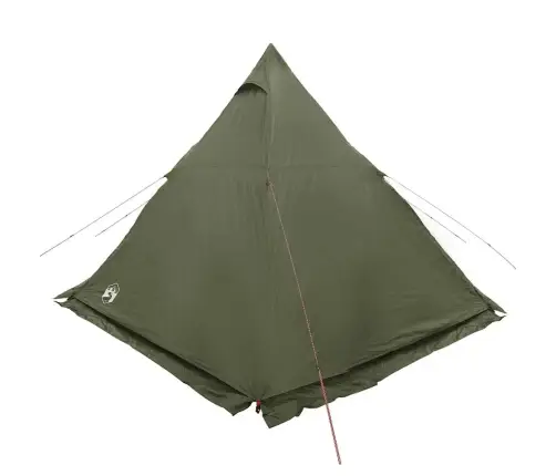 Ģimenes Telts, Tipi, 6 Personām, Olīvu Zaļa, Ūdensnecaurlaidīga Vidaxl