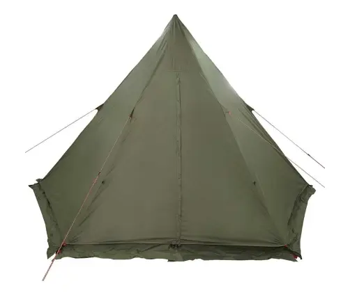 Ģimenes Telts, Tipi, 6 Personām, Olīvu Zaļa, Ūdensnecaurlaidīga Vidaxl