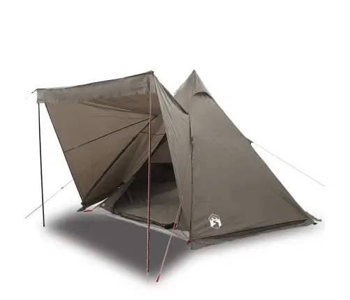 Ģimenes Telts, Tipi, 6 Personām, Brūna, Ūdensnecaurlaidīga Vidaxl