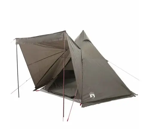 Ģimenes Telts, Tipi, 6 Personām, Brūna, Ūdensnecaurlaidīga Vidaxl