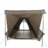 Ģimenes Telts, Tipi, 6 Personām, Brūna, Ūdensnecaurlaidīga Vidaxl