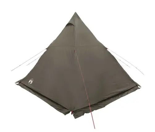 Ģimenes Telts, Tipi, 6 Personām, Brūna, Ūdensnecaurlaidīga Vidaxl