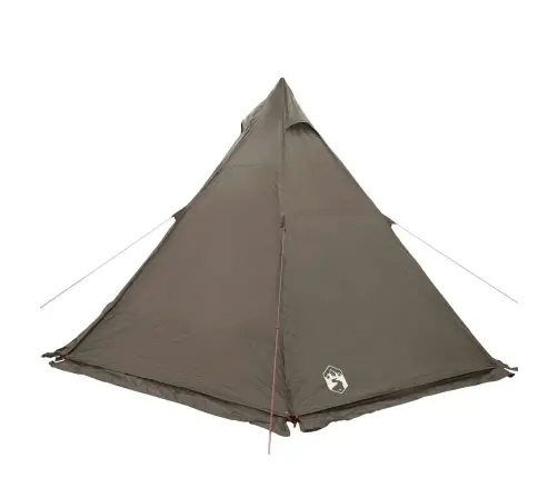 Ģimenes Telts, Tipi, 6 Personām, Brūna, Ūdensnecaurlaidīga Vidaxl