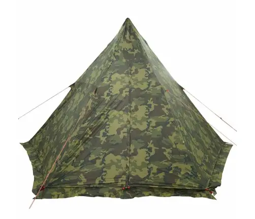 Ģimenes Telts, Tipi, 6 Personām, Kamuflāža, Ūdensnecaurlaidīga Vidaxl