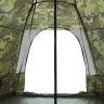 Ģimenes Telts, Tipi, 6 Personām, Kamuflāža, Ūdensnecaurlaidīga Vidaxl