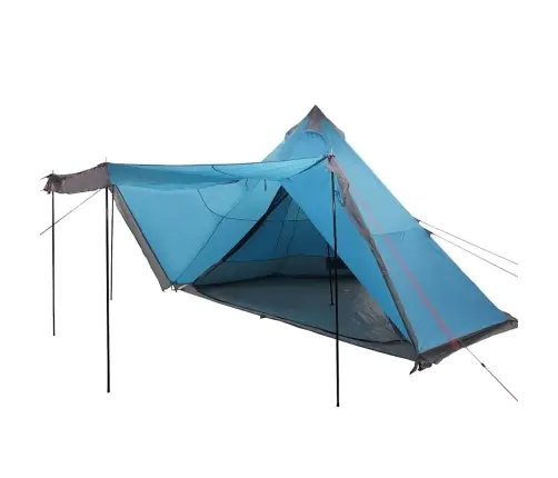 Ģimenes Telts, Tipi, 8 Personām, Zila, Ūdensnecaurlaidīga Vidaxl