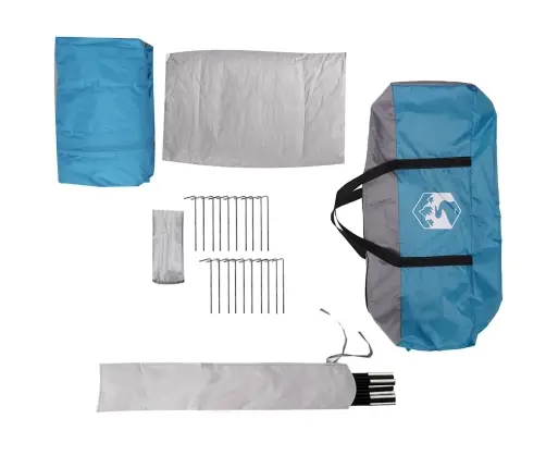 Ģimenes Telts, Tipi, 8 Personām, Zila, Ūdensnecaurlaidīga Vidaxl