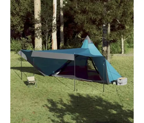 Ģimenes Telts, Tipi, 8 Personām, Zila, Ūdensnecaurlaidīga Vidaxl