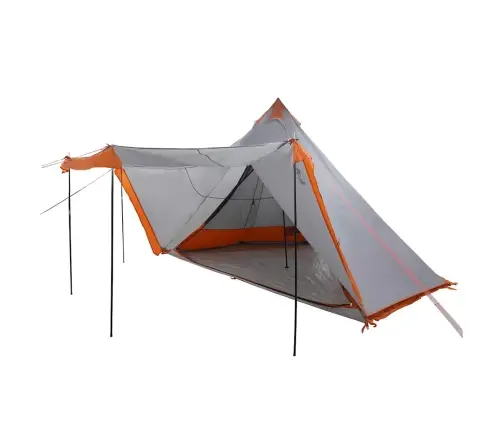 Ģimenes Telts, Tipi, 8 Personām, Pelēka, Ūdensnecaurlaidīga Vidaxl