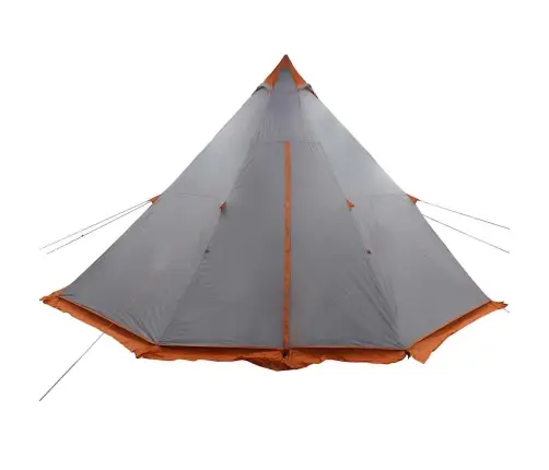 Ģimenes Telts, Tipi, 8 Personām, Pelēka, Ūdensnecaurlaidīga Vidaxl