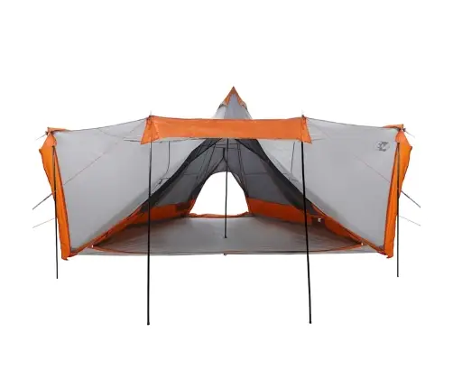 Ģimenes Telts, Tipi, 8 Personām, Pelēka, Ūdensnecaurlaidīga Vidaxl