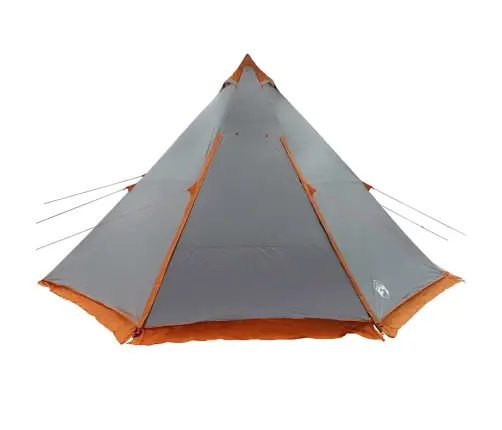 Ģimenes Telts, Tipi, 8 Personām, Pelēka, Ūdensnecaurlaidīga Vidaxl