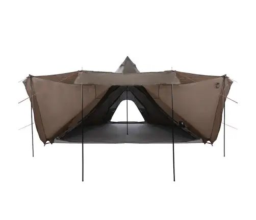 Ģimenes Telts, Tipi, 8 Personām, Brūna, Ūdensnecaurlaidīga Vidaxl