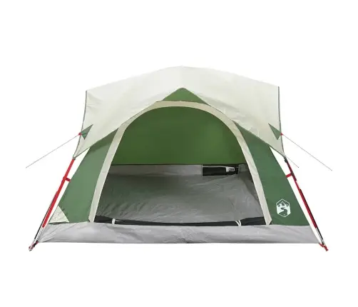 Kempinga Telts 4 Personām, Zaļa, Ūdensdroša Vidaxl