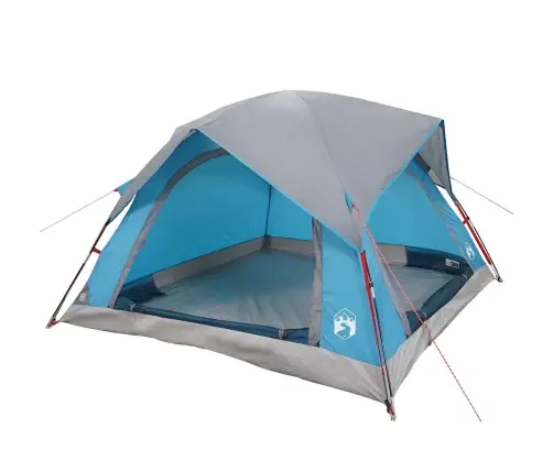 Kempinga Telts 4 Personām, Zila, Ūdensdroša Vidaxl