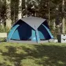 Kempinga Telts 4 Personām, Zila, Ūdensdroša Vidaxl