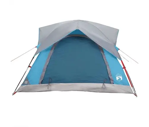 Kempinga Telts 4 Personām, Zila, Ūdensdroša Vidaxl