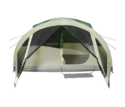 Šeimos Palapinė, Žalia, 6 Vietų, Tunelinė, Atspari Vandeniui