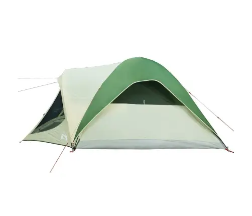 Šeimos Palapinė, Žalia, 6 Vietų, Tunelinė, Atspari Vandeniui