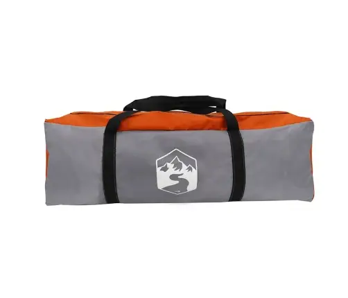 Ģimenes Telts 6 Personām, Pelēka, Oranža, Ūdensnecaurlaidīga Vidaxl