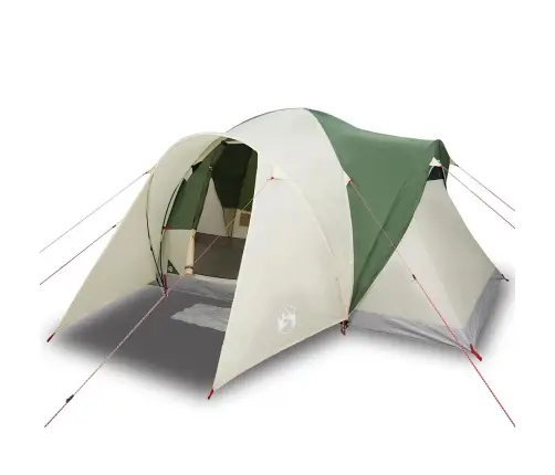 Ģimenes Telts 6 Personām, Zaļa, Ūdensnecaurlaidīga Vidaxl