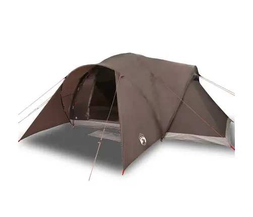 Ģimenes Telts 6 Personām, Brūna, Ūdensnecaurlaidīga Vidaxl