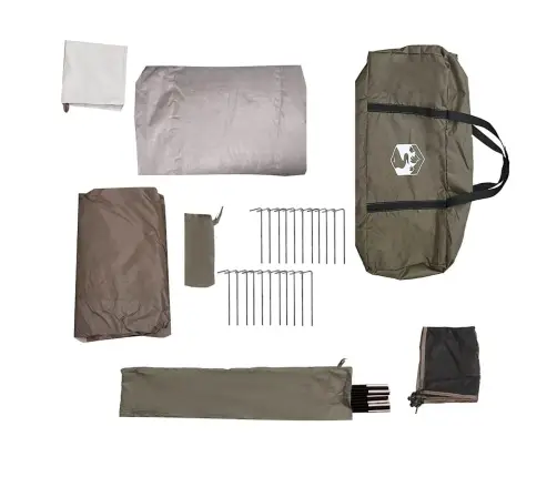 Ģimenes Telts 6 Personām, Brūna, Ūdensnecaurlaidīga Vidaxl