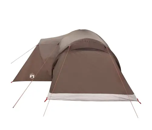 Ģimenes Telts 6 Personām, Brūna, Ūdensnecaurlaidīga Vidaxl