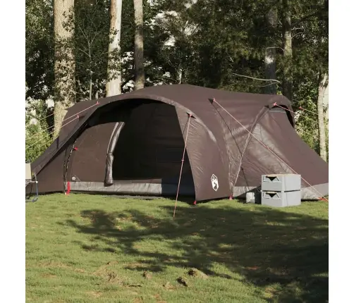 Ģimenes Telts 6 Personām, Brūna, Ūdensnecaurlaidīga Vidaxl