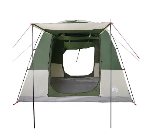 Automašīnas Telts 4 Personām, Zaļa, Ūdensnecaurlaidīga Vidaxl