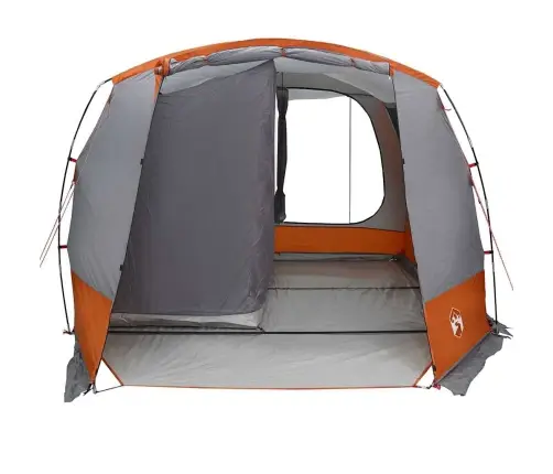 Auto Telts Pelēka Un Oranža Ūdensizturīga Vidaxl