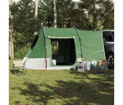 Automašīnas Telts 2 Personām, Zaļa, Ūdensnecaurlaidīga Vidaxl