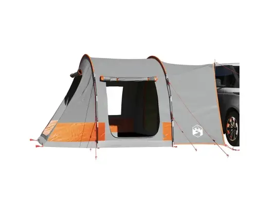 Automašīnas Telts 2 Personām, Pelēka&Oranža, Ūdensnecaurlaidīga Vidaxl