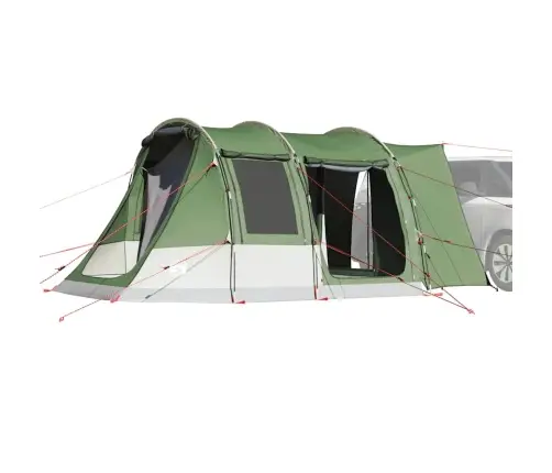 Automašīnas Telts 2 Personām, Zaļa, Ūdensnecaurlaidīga Vidaxl