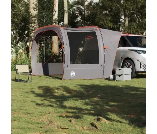 Auto Telts Pelēka Un Oranža Ūdensizturīga Vidaxl