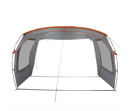 Auto Telts Pelēka Un Oranža Ūdensizturīga Vidaxl