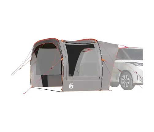 Auto Telts Pelēka Un Oranža Ūdensizturīga Vidaxl