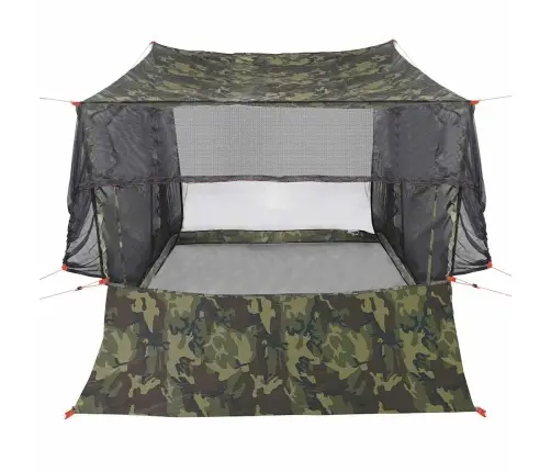 Automašīnas Telts 2 Personām, Kamuflāža, Ūdensnecaurlaidīga Vidaxl