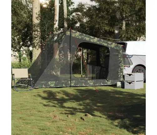 Automašīnas Telts 2 Personām, Kamuflāža, Ūdensnecaurlaidīga Vidaxl