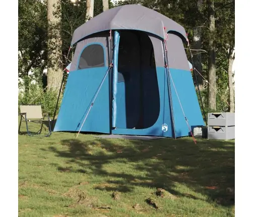 Dušas Telts 2 Personām, Zila, Ūdensnecaurlaidīga Vidaxl