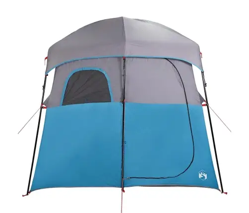 Dušas Telts 2 Personām, Zila, Ūdensnecaurlaidīga Vidaxl