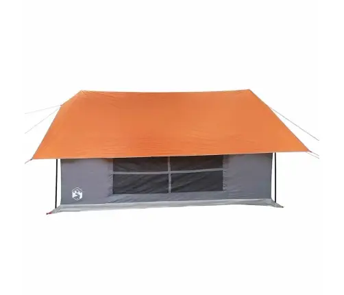 Kempinga Telts 5 Personām, Pelēka, Oranža, Ūdensnecaurlaidīga Vidaxl
