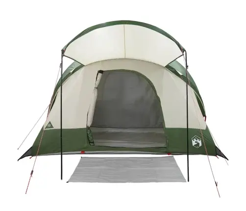 Ģimenes Telts, Tuneļa, 8 Personām, Zaļa, Ūdensnecaurlaidīga Vidaxl