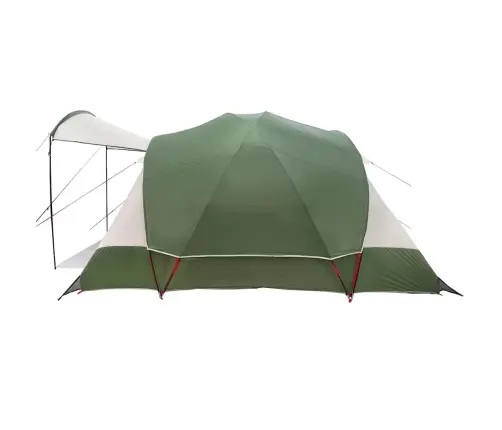 Ģimenes Telts, Tuneļa, 8 Personām, Zaļa, Ūdensnecaurlaidīga Vidaxl