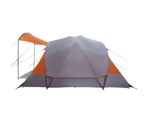 Ģimenes Telts 8 Personām, Pelēka, Oranža, Ūdensnecaurlaidīga Vidaxl