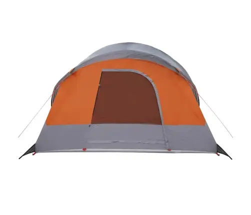 Ģimenes Telts 8 Personām, Pelēka, Oranža, Ūdensnecaurlaidīga Vidaxl