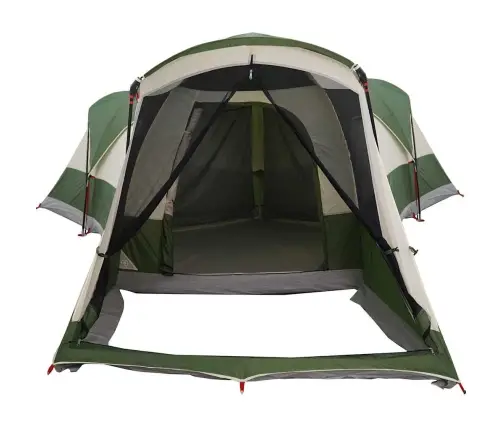 Ģimenes Telts, Tuneļa, 8 Personām, Zaļa, Ūdensnecaurlaidīga Vidaxl