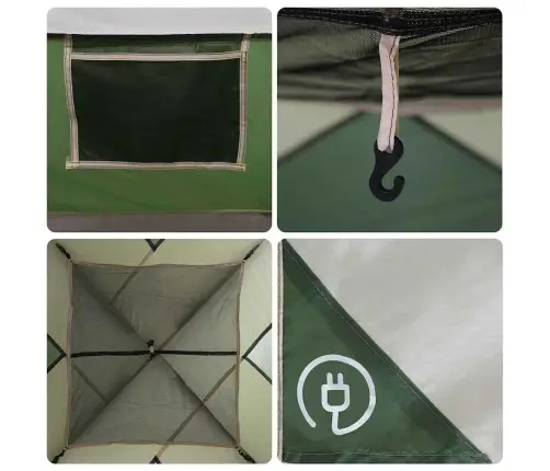 Peretelk 6 Inimesele, Kabiin, Roheline, Veekindel