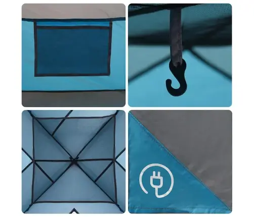 Peretelk 6 Inimesele, Kabiin, Sinine, Veekindel