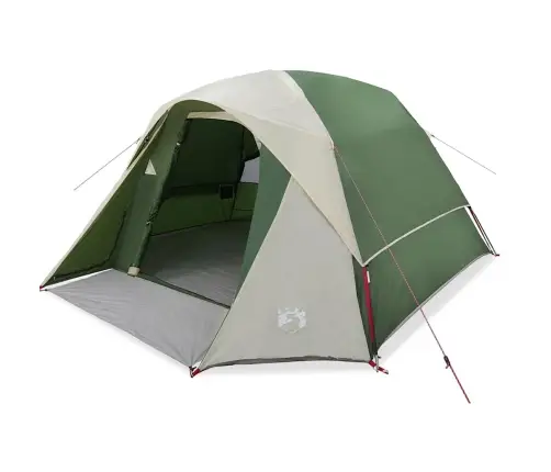 Kempinga Telts 4 Personām, Zaļa, Ūdensdroša Vidaxl